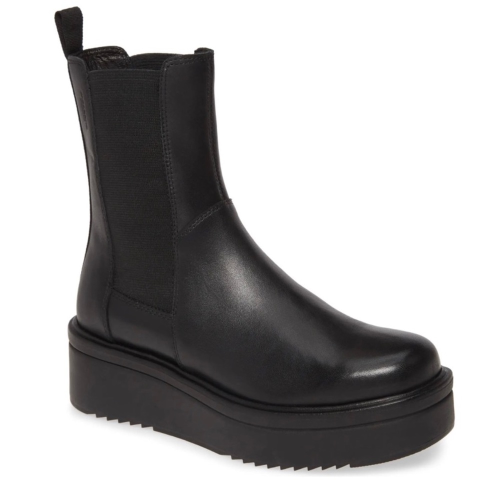 VAGABOND SHOEMAKERS Tara Chelsea Boot Black Leather Size 7